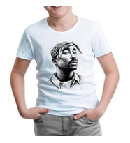 Tupac Shakur - Bandana Beyaz Çocuk Tshirt