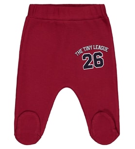 Civil Baby 26 Baskılı 1-9 Ay Tek Alt Bebe - Bordo
