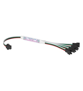 Hazar LED 4'lü Pixel Çoklayıcı Amplifier WS2811-WS2812B Piksel Şerit bağlantı adaptör Çoğaltıcı Dağıtıcı birleştirici kablo 5-24V