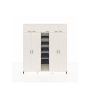 Hyperion Dolap 18 Raflı 9 Kapaklı 220x44x243 Aytaşı-Aytaşı/Antrasit