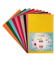 TİCON 247887 YAPIŞKANLI KEÇE 20X30CM 10'LU KARIŞIK RENK