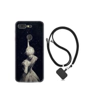 General Mobile Gm9 Pro Kılıf Desenli Silikon Boyun Askılı Star Woman 1332