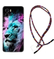 Vivo Y15S Y32 Y33S Y51 Y53S Kılıf Boyun Asklı Rasta Silikon Pink Blue Leon 1603
