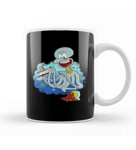 A Horrible Nightmare Süngerbob Kupa Bardak Porselen