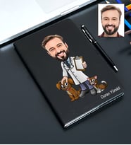 Kişiye Özel Veteriner Tasarımlı Karikatür Defter Ve Kalem Seti 89