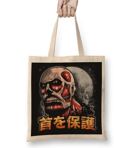 Attack On Titan Protect Ya Neck Bez Çanta Uzun Saplı