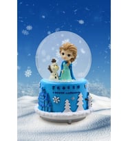 Işıklı Müzikli Frozen Kar Küresi