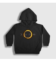 Presmono Unisex Çocuk Siyah Dune Logo Film Kapüşonlu Sweatshirt 420658tt
