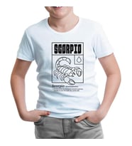 Horoscope Scorpio Intuitive Person Beyaz Çocuk Tshirt