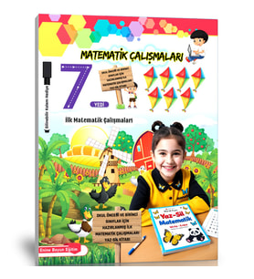 Okul Öncesi ve Birinci Sınıflar İçin İLK Matematik Çalışmaları YAZ-SİL Kitabı