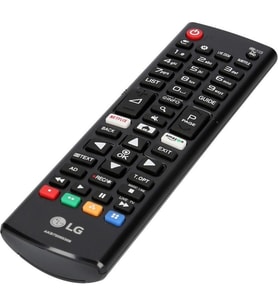 AKB75095308 Netflix-Amazon Uyumlu LCD LED Tv Kumanda Siyah Renkli Orijinal