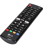 AKB75095308 Netflix-Amazon Uyumlu LCD LED Tv Kumanda Siyah Renkli Orijinal