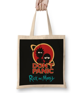 Rick And Morty 018 Bez Çanta Uzun Saplı