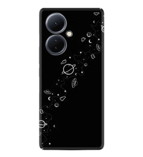 Vivo V29 Lite Kılıf Silikon Desen Özel Seri Planet 1620