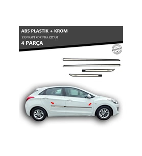 HYUNDAİ İ30 YAN KAPI KORUMA ÇITASI PLASTİK + KROM