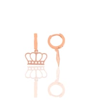 Söğütlü Silver Gümüş taç küpe (Rose)
