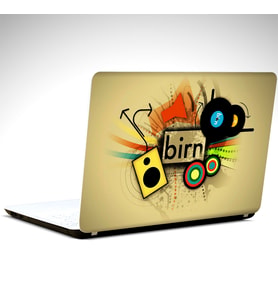 Plak Laptop Sticker 17 inch (39X27CM)