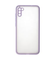 Samsung Galaxy A11 Kılıf Montreal Silikon Kapak - Mor