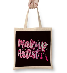 Make Up Artist Cosmetologist Beauty Salon Cosmetics Lipstick Bez Çanta Uzun Saplı