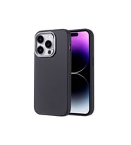 Apple iPhone 14 Pro Max Uyumlu Kılıf M-safe Şarj Özellikli Karbon Fiber Görünümlü Zore Troy Kapak (Siyah)