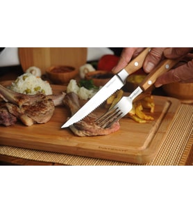 Bambum Toscana Steak Tahtası - Orta Boy (Camel)