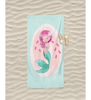 Erayshome Hediyelik Denizkızı Plaj Banyo Havlusu