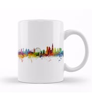 London England Skyline Kupa Bardak Porselen
