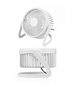 Masaüstü Mini USB Fan - PVC Gövdeli - 360° Ayarlanabilir