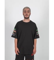 Goldenmod Black Sane Unisex Oversize T-shirt
