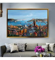 Altın Çerçeveli dekoratif tablo a248 (Gold)