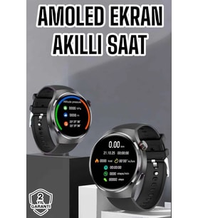 Akıllı Saat Bluetooth Bağlantılı Amoled Ekran Uyku Takibi