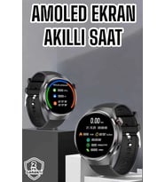 Akıllı Saat Bluetooth Bağlantılı Amoled Ekran Uyku Takibi