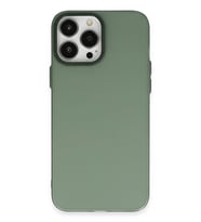 Mey İthalat® iPhone 14 Pro Max Kılıf Modos Metal Kapak - Koyu Yeşil