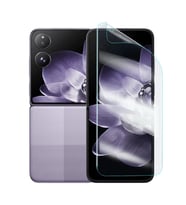 Xiaomi Mi Mix Flip 2 Uyumlu Ön+Arka Body Şeffaf Ultra koruyucu Nano Jelatin