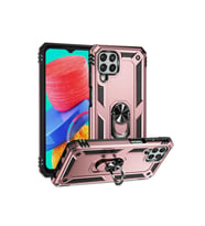 Samsung Galaxy M33 Uyumlu Kılıf Zore Vega Kapak (Rose Gold Altın)