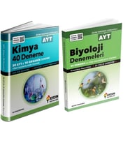 AYDIN YAYINLARI AYT KİMYA + BİYOLOJİ DENEMELERİ
