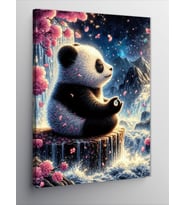 Kanvas Tablo Dağdaki Panda
