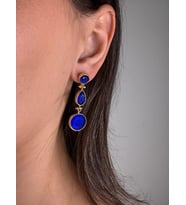 Kadir Jewellery 22 Ayar Altın Kaplama Vintage Küpe -El İşçiliği Ve Hipoalerjenik Küpe