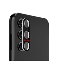 Samsung Galaxy S24 Plus Kamera Koruyucu 3D Temperli Cam (Şeffaf)