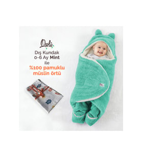 0-6 Ay Dış Kundak Mint ve Müslin