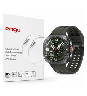 Samsung Galaxy Watch Ultra/Ultra 2 47mm Ekran Koruyucu TPU 2 Adet Tam Kaplayan Akıllı Saat Koruması, Çizilmeye Dayanıklı Koruma