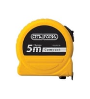 Ceta Form Compakt Profesyonel Şerit Metre 5 MT-CETA P05-0516 (Sarı)