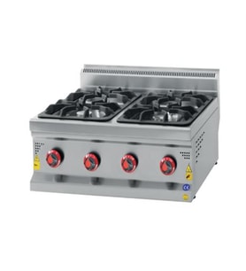 CSA Karacasan 700 Seri Set Üstü Tüplü Dört Gözlü Ocak