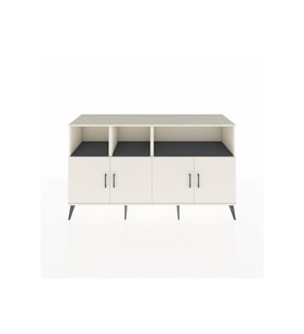 Kronos Konsol 6 Raflı 4 Kapaklı 176x59x99 Aytaşı-Aytaşı/Antrasit