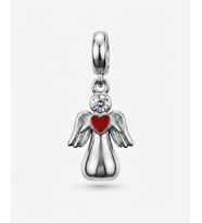 Bayan Gümüş Bileklik Uyumlu Melek Model Charm