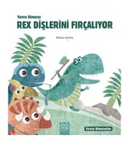 Yavru Dinozor Rex Dişlerini Fırçalıyor