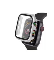 Mey İthalat® Watch 41Mm Camlı Kasa Ekran Koruyucu - Gümüş