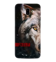 Samsung J6 Plus J7 Prime J7 Pro M20 Kılıf Desenli Silikon Wolf Eyes 1758