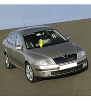 Skoda Octavia 2 A5 2005-2008 Ön Cam Sağ Silecek Kolu 1Z1955410A (Siyah)