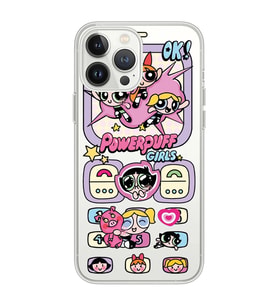 Iphone 12 Pro Uyumlu Powerpuff Girls Tasarımlı Şeffaf Telefon Kılıfı